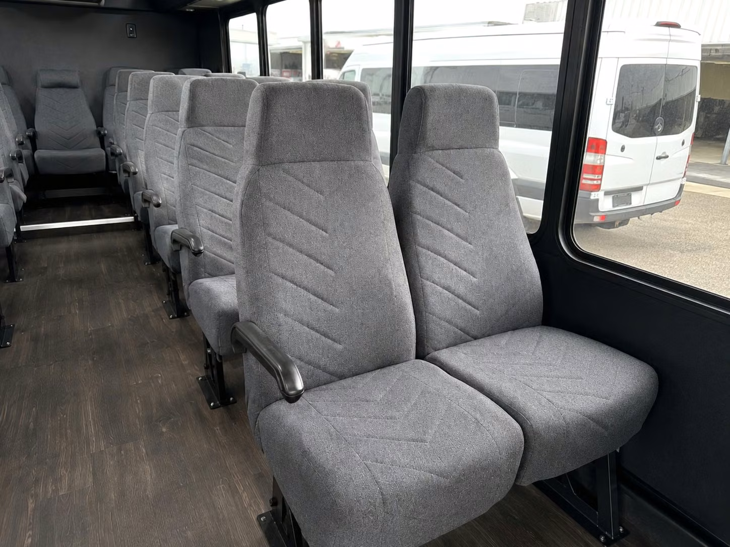 15 passenger minibus inside