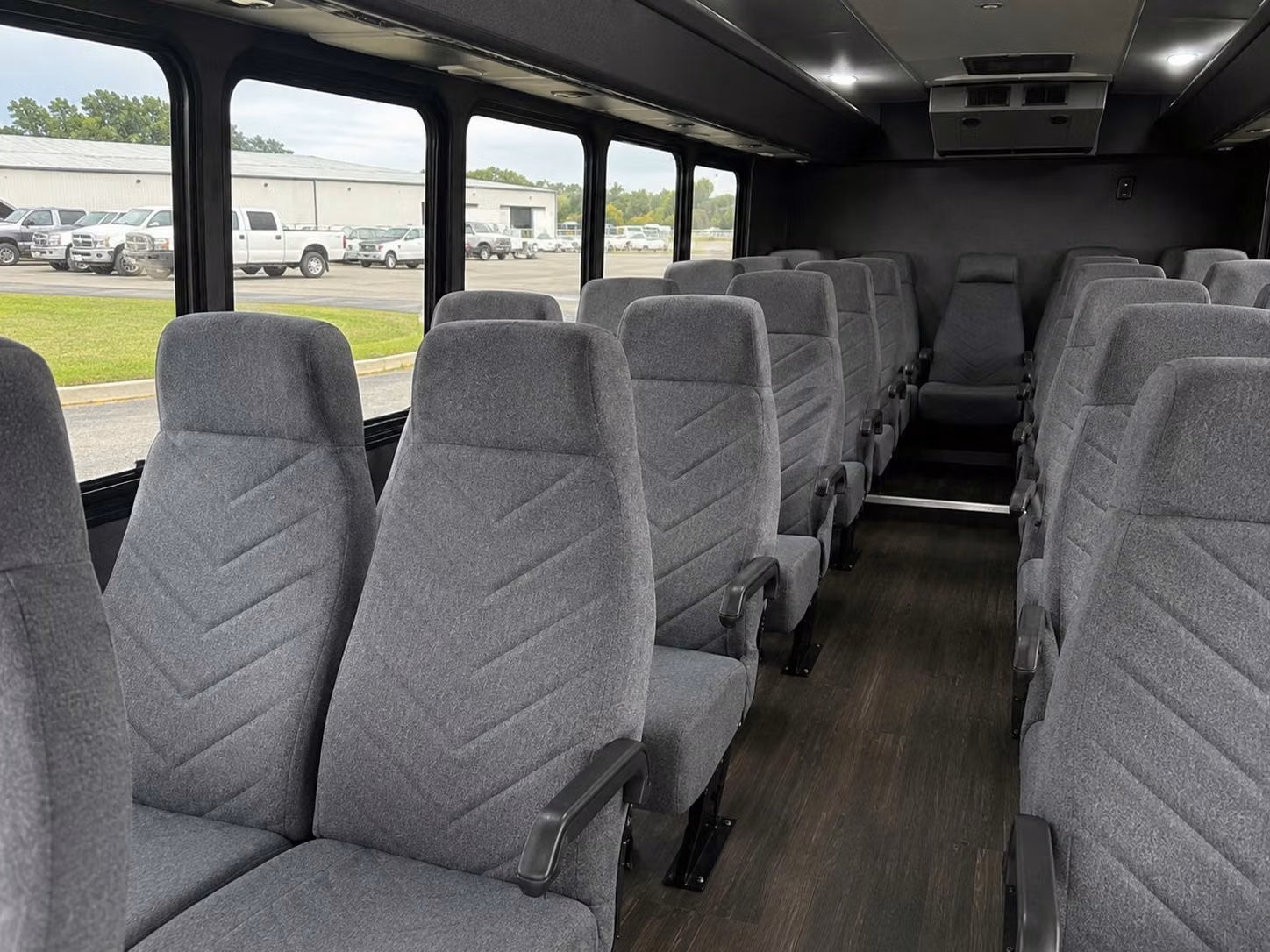 15 passenger minibus interior